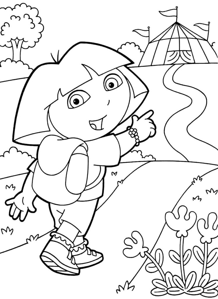 Desenhos Para Colorir De Dora Aventureira Dicas Pr Ticas