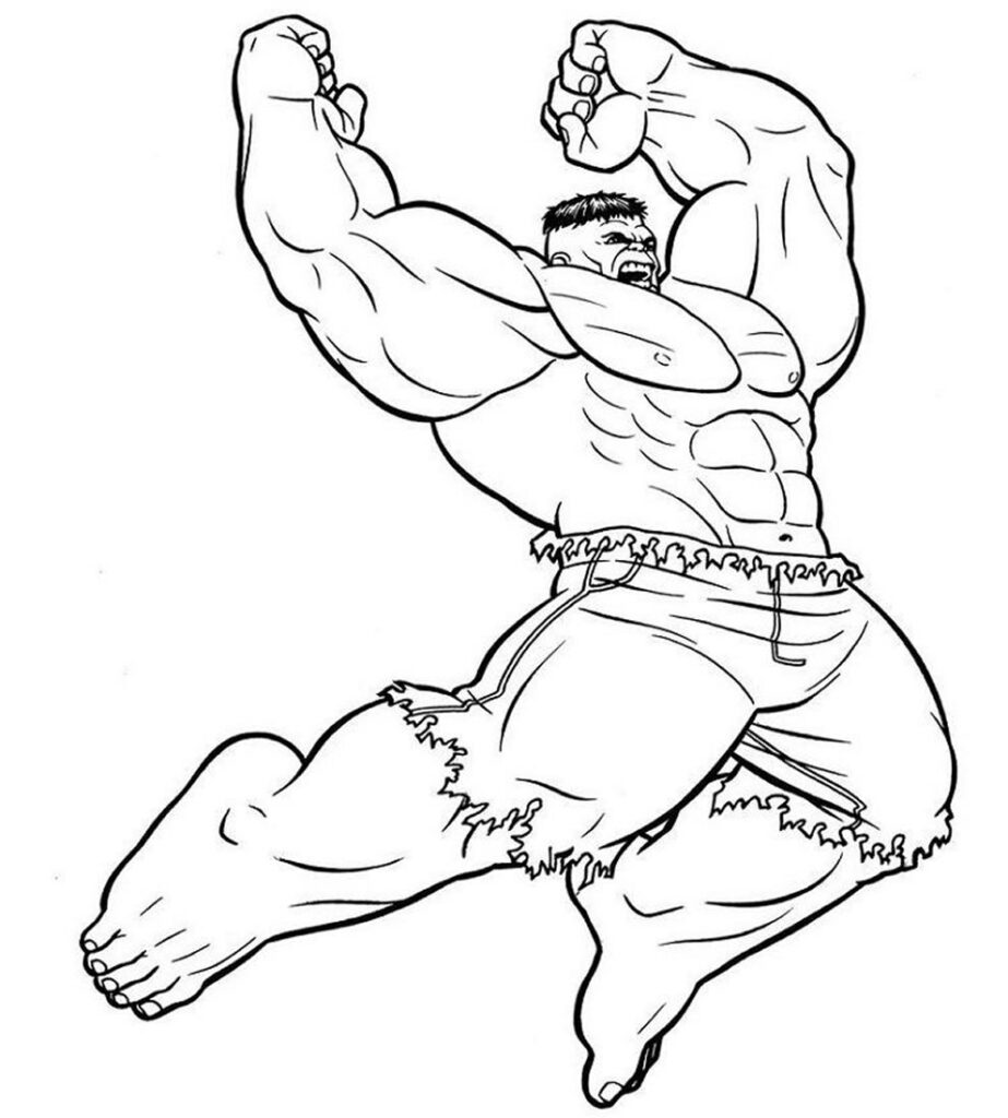 Desenhos Para Colorir Do Hulk Dicas Pr Ticas