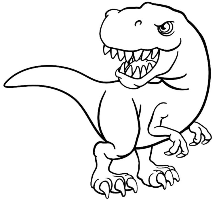 Desenhos Para Colorir De Dinossauro T Rex Dicas Pr Ticas