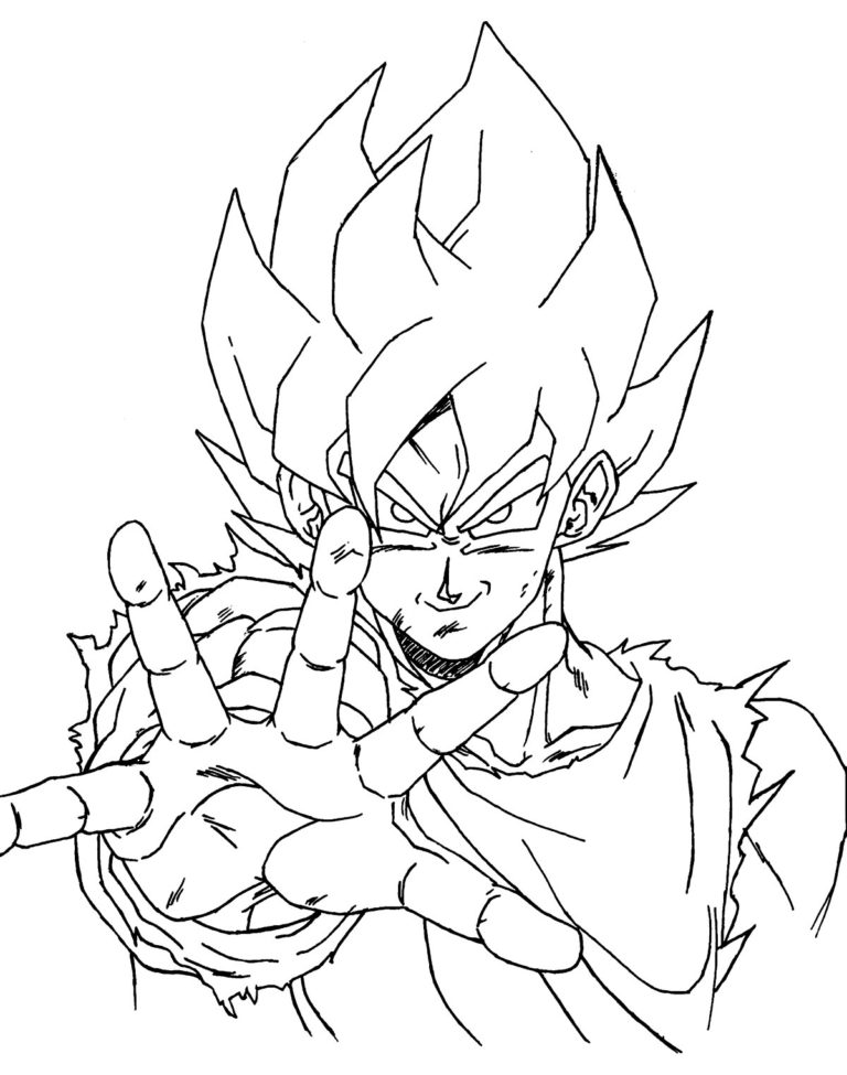 Desenhos Do Goku Para Colorir Dicas Pr Ticas