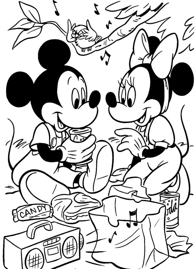 50 Desenhos para colorir da Minnie Dicas Práticas