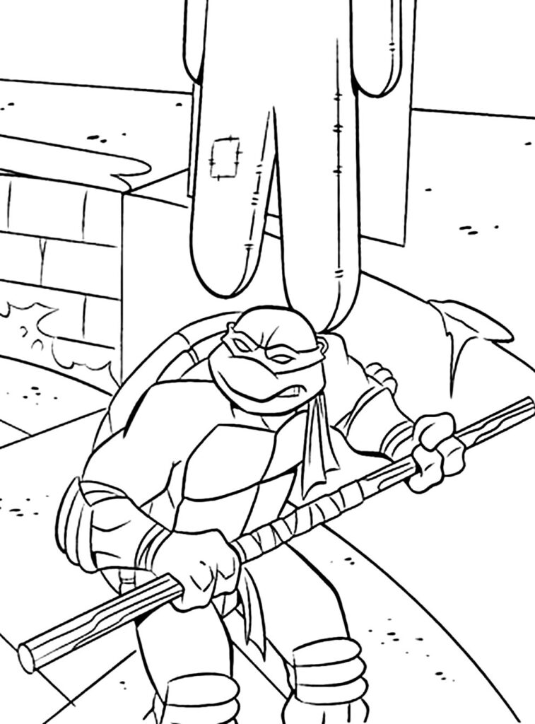 Desenhos das Tartarugas Ninjas para colorir Dicas Práticas