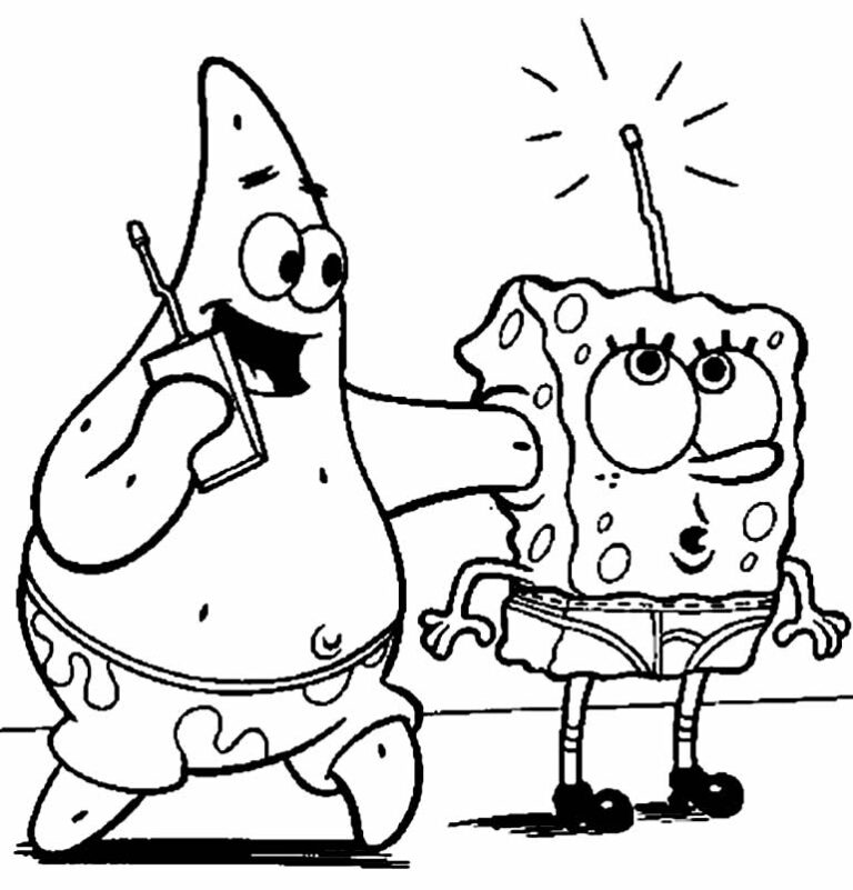 50 Desenhos de Bob Esponja para imprimir e colorir Dicas Práticas