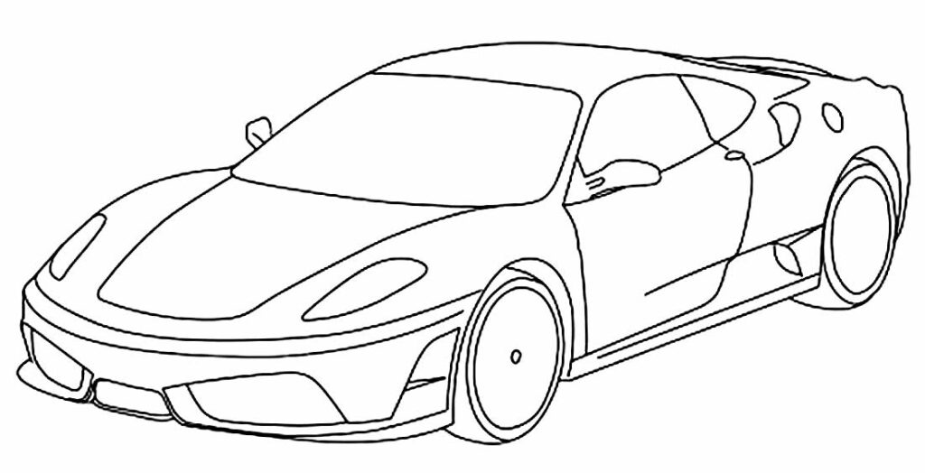 Desenhos de Ferrari para colorir Dicas Práticas