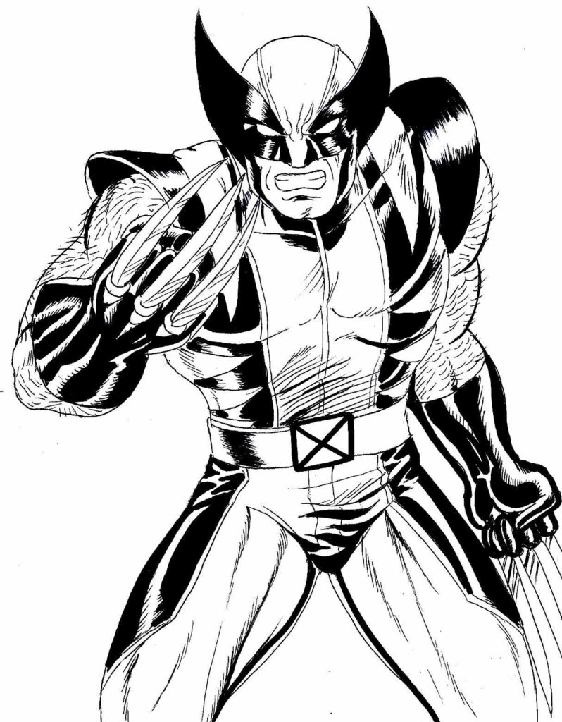 50 Desenhos para colorir de Wolverine Dicas Práticas