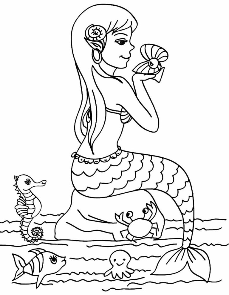 Desenhos Para Colorir De Sereia Dicas Pr Ticas