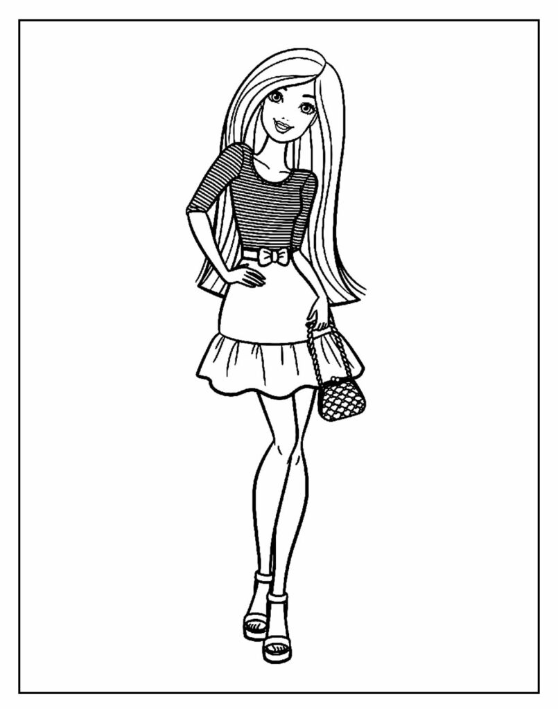 Desenhos Para Colorir Da Barbie Dicas Pr Ticas