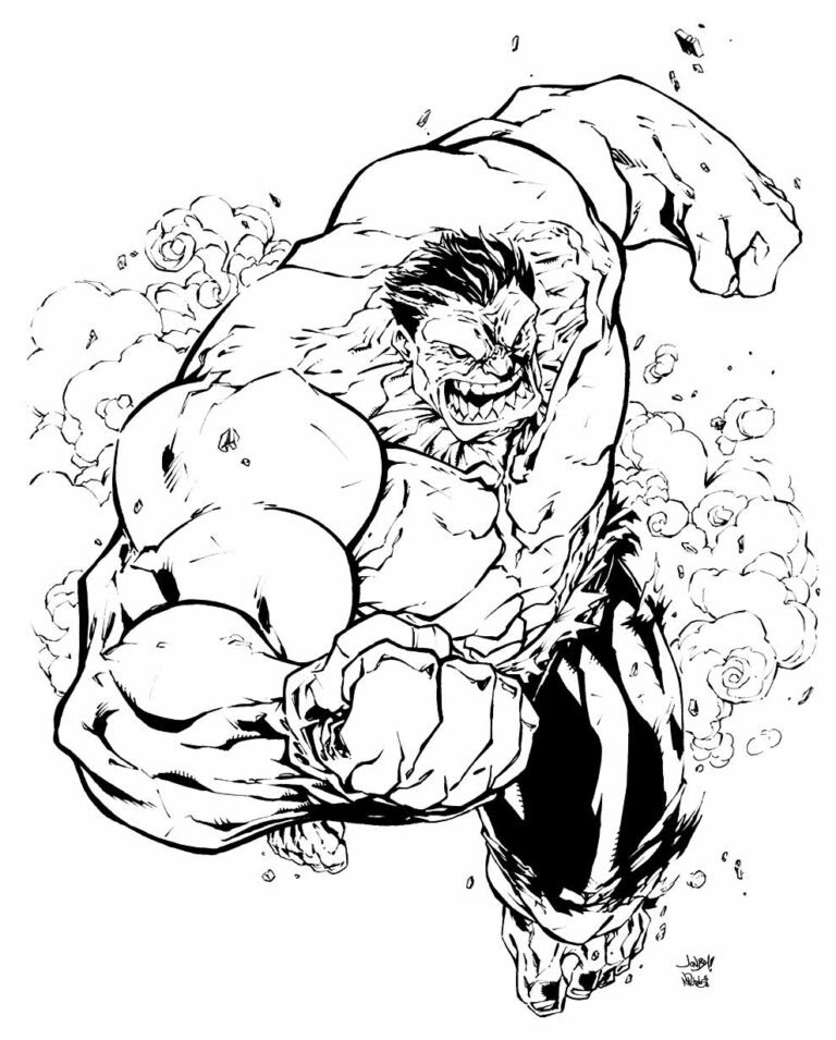 Desenhos Para Colorir Do Hulk Dicas Pr Ticas