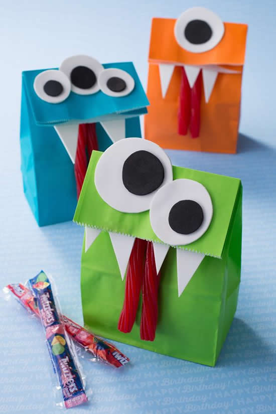 Sacolinhas de papel para Dia das Crianças