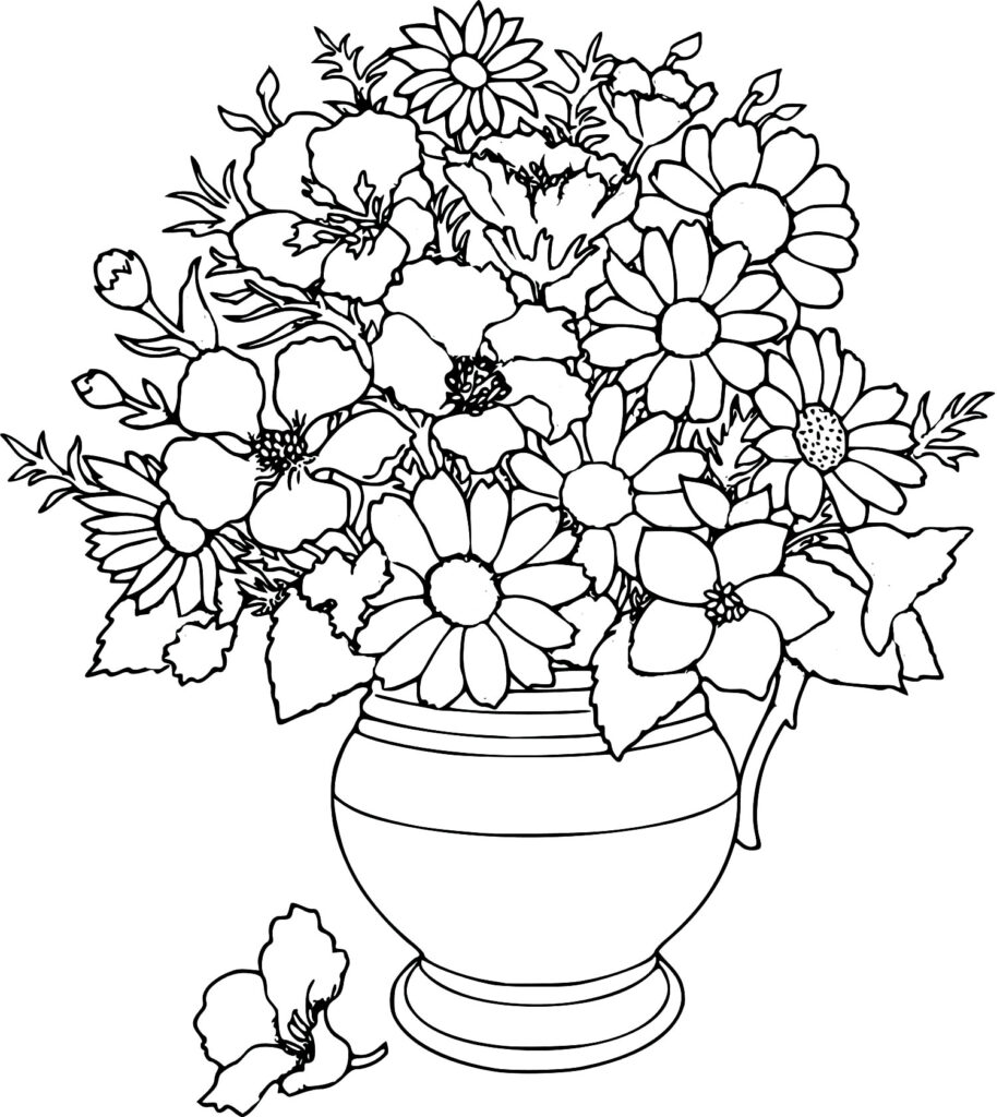 50 Desenhos De Flores Para Imprimir E Colorir Dicas Práticas