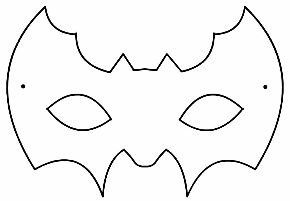 Molde de Morcego para Imprimir e Recortar  Molde morcego, Máscara de  morcego, Molde