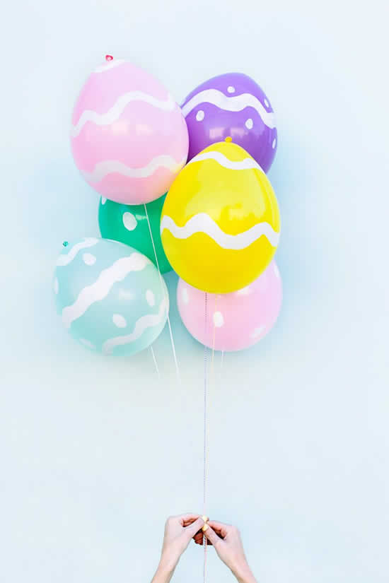 Dicas de Páscoa com balões