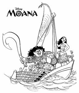 Imagens de Moana para imprimir e colorir Dicas Práticas