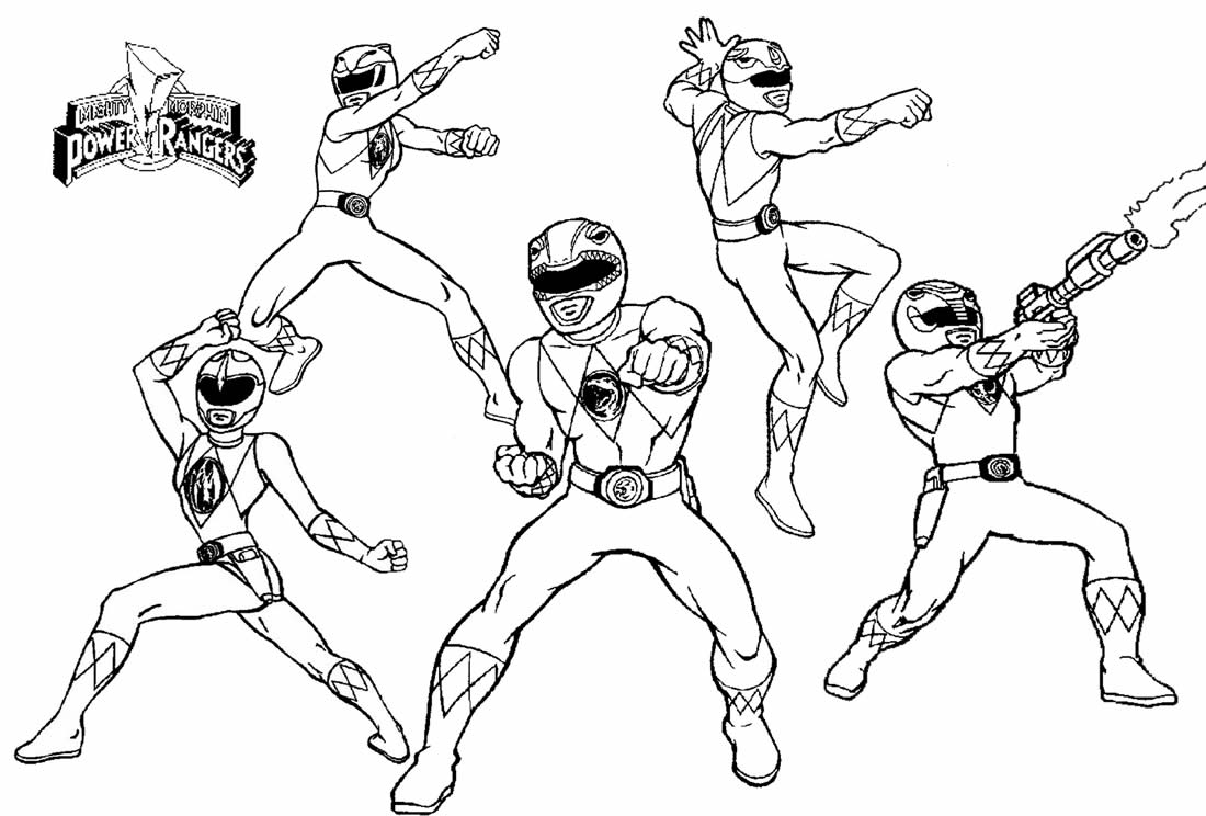 Desenho de Power Ranger
