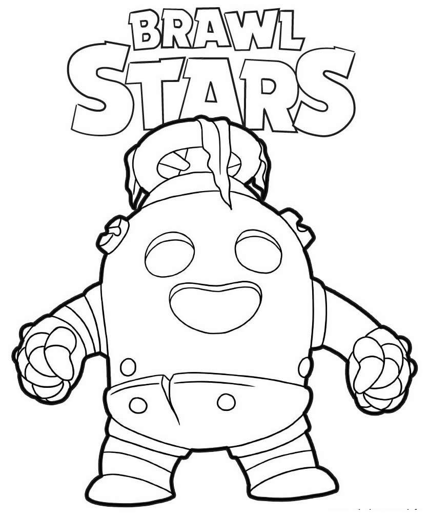 Desenhos De Brawl Stars Para Imprimir E Colorir Dicas Praticas - desenho para colorir e imprimir do brawl stars