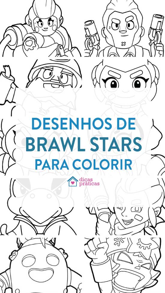 Desenhos De Brawl Stars Para Imprimir E Colorir Dicas Praticas - desenhos de brawl stars pintar e imprimir novos