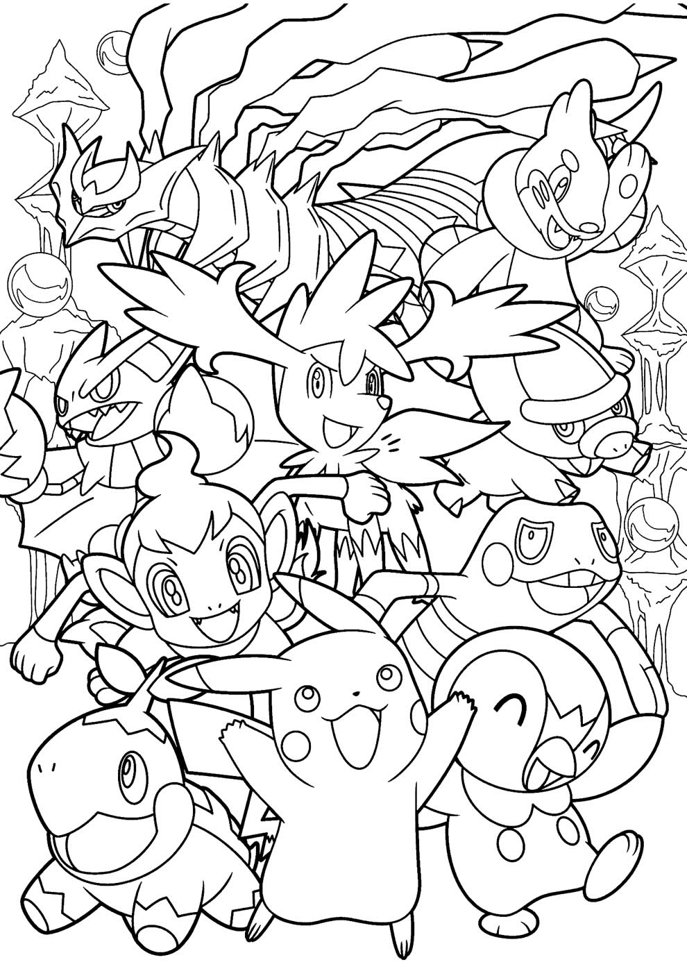 30 Desenhos do Pokemon para Colorir/Pintar!