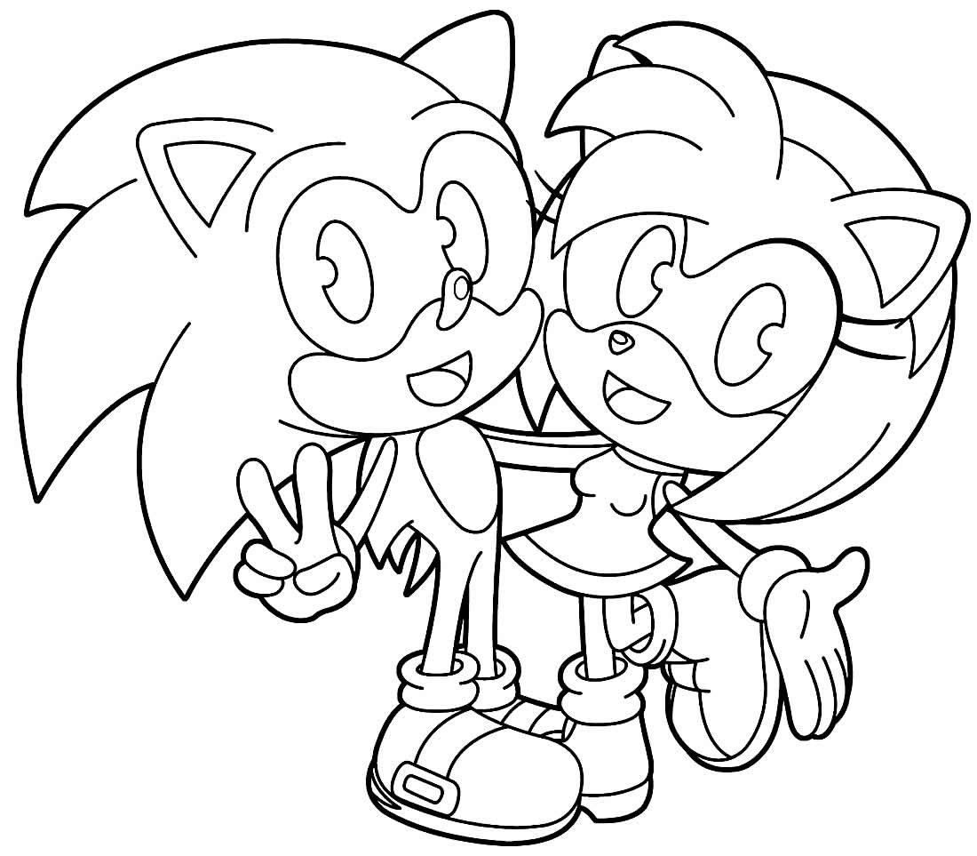 Desenhos Para Colorir Do Sonic Mania
