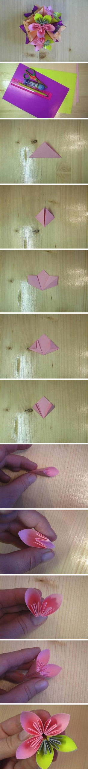 Origami com papel