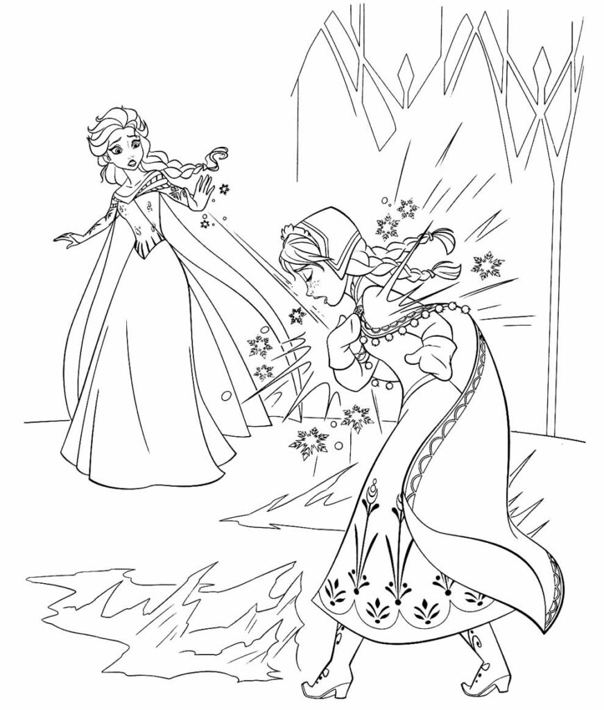 Desenhos Para Colorir Da Frozen