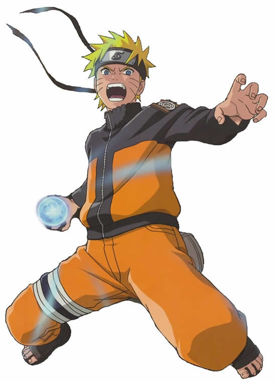 Desenho de Naruto enfurecido pintado e colorido por Walison o dia