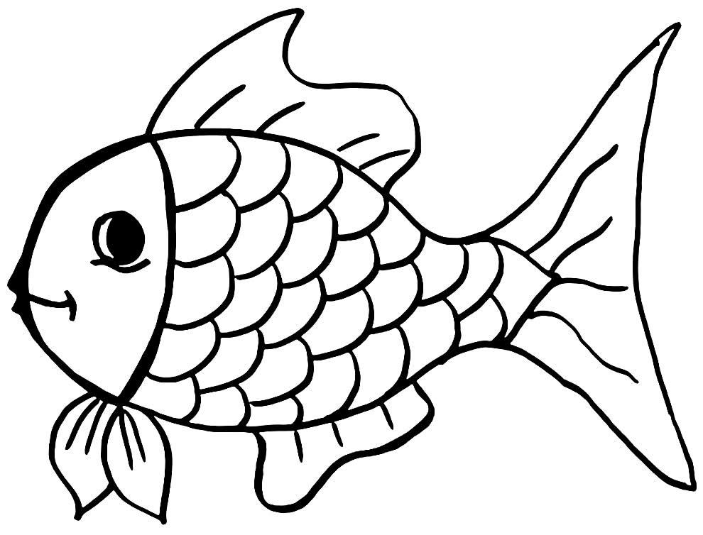 Peixe Desenhos Para Colorir - MODISEDU