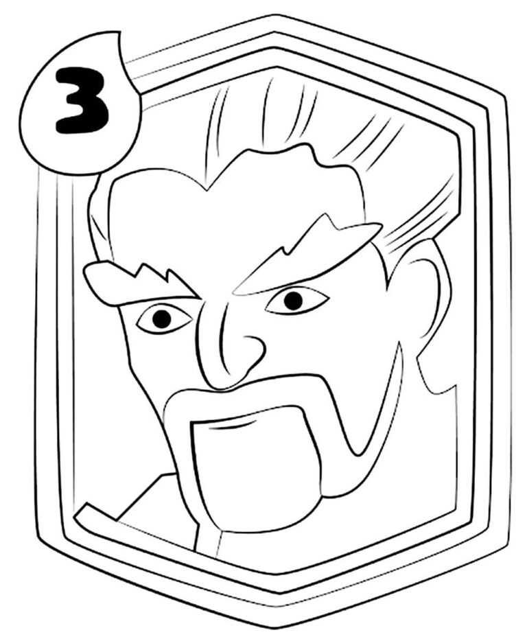 30 Desenhos Para Colorir De Clash Royale Dicas Práticas