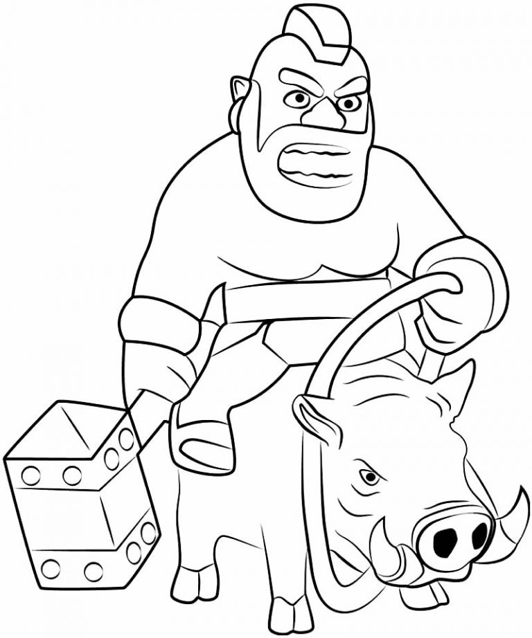 30 Desenhos Para Colorir De Clash Royale Dicas Práticas