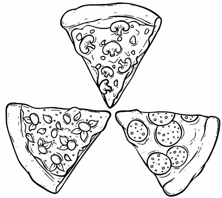 Desenhos Para Colorir De Pizza Dicas Pr Ticas