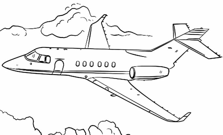 Desenhos para colorir de Avião Dicas Práticas