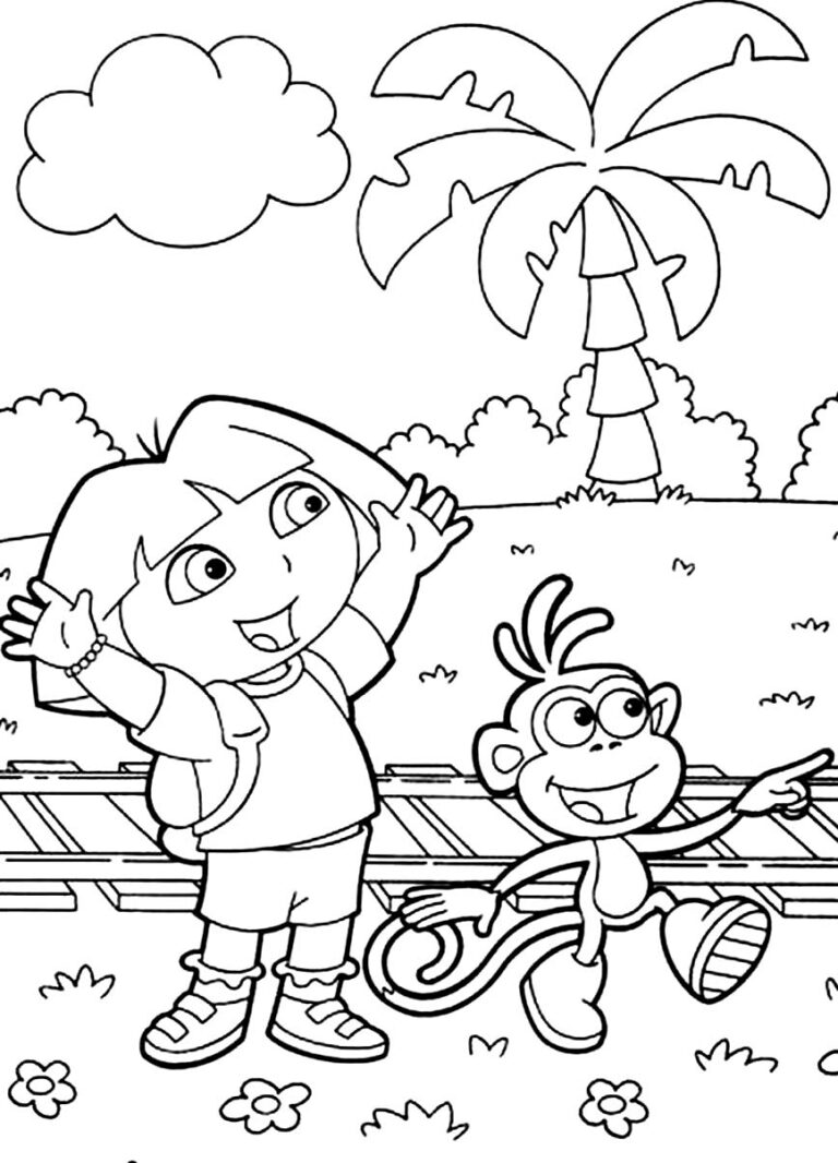 Desenhos Para Colorir De Dora Aventureira Dicas Pr Ticas