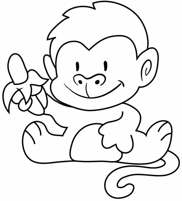 Desenhos De Macaquinho Para Colorir Dicas Pr Ticas