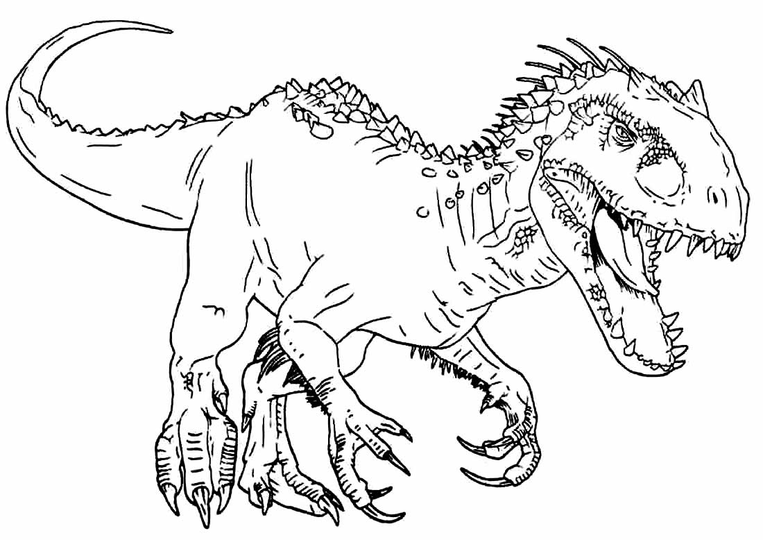 Desenho Para Colorir dinossauro - tiranossauro - Imagens Grátis Para  Imprimir - img 27625