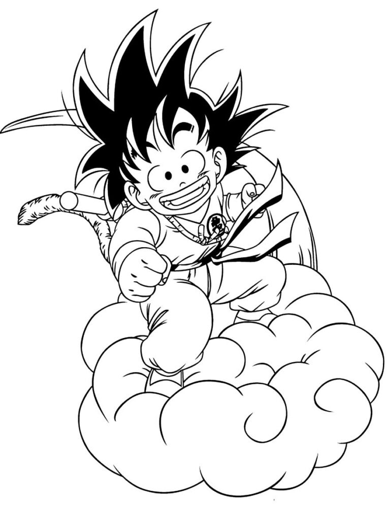 50 Desenhos Do Goku Para Colorir Dicas Práticas 