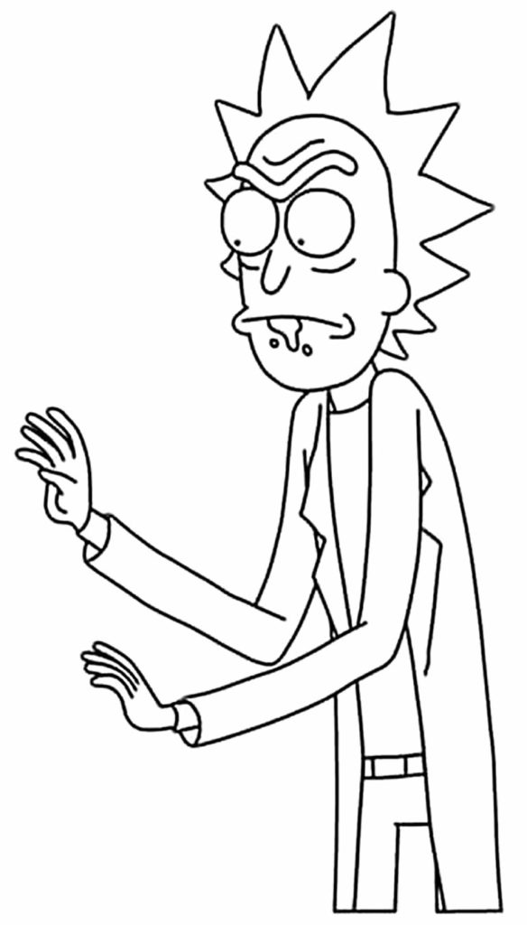 30 desenhos para colorir de rick e morty dicas práticas