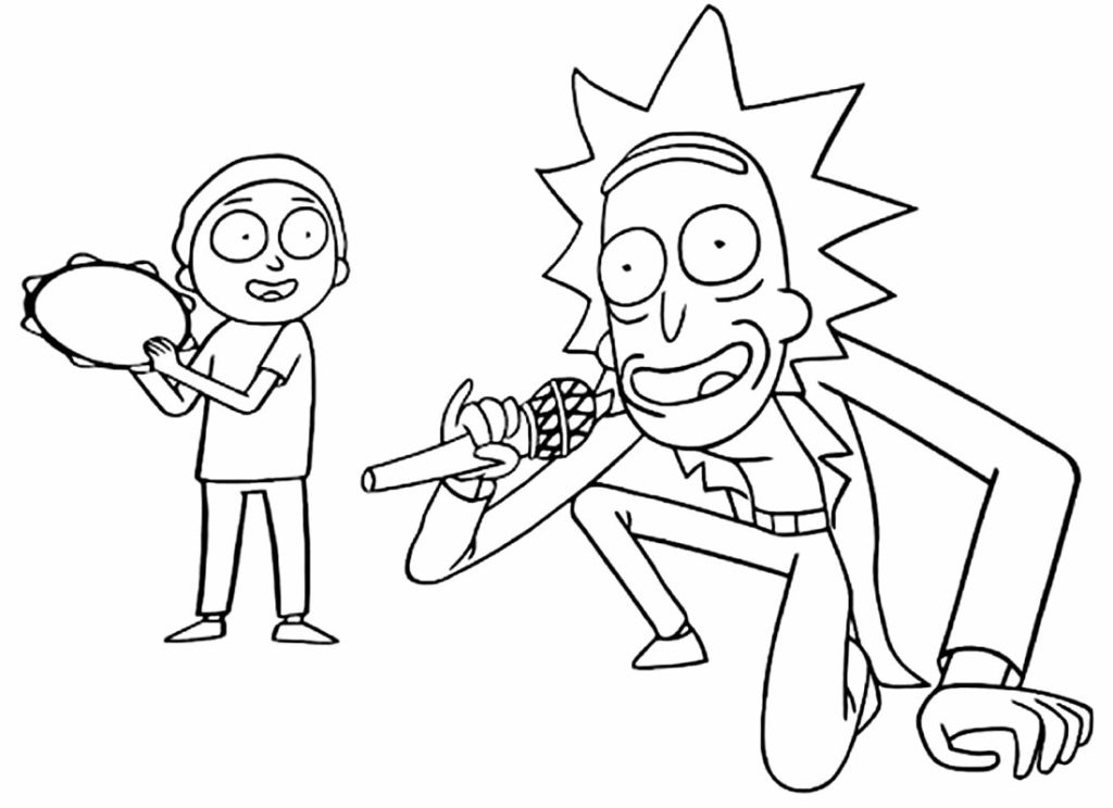 30 desenhos para colorir de rick e morty dicas práticas