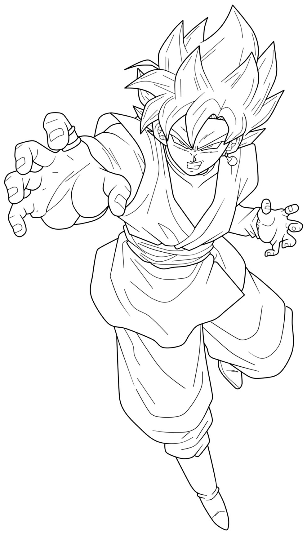 Goku desenhado e colorido 👍 feito - Desenhos/Iniciantes