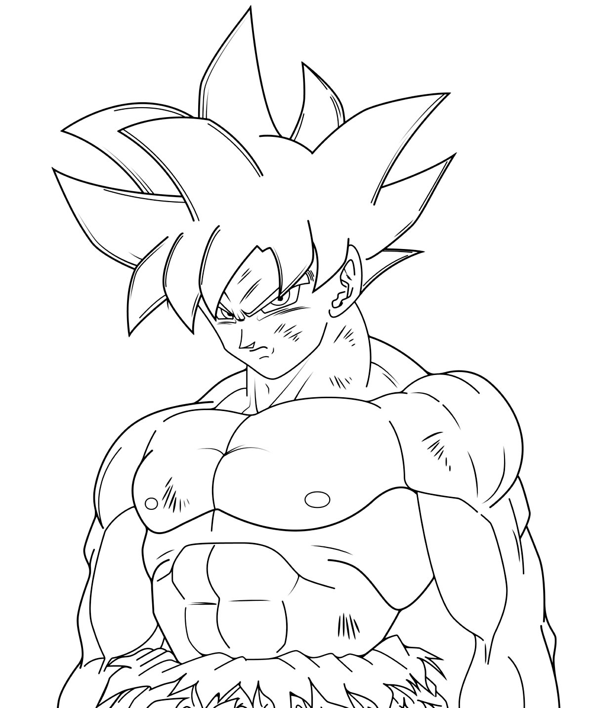 Goku menino para pintar e colorir - Imprimir Desenhos, desenho para colorir  menino