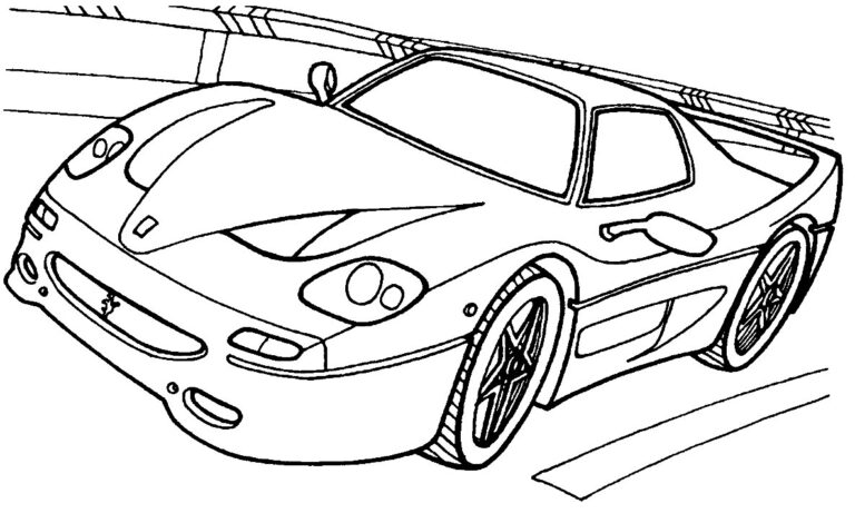 30 Desenhos De Ferrari Para Colorir Dicas Práticas 2469