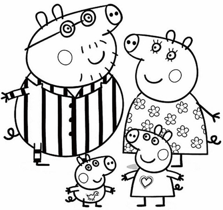 30 Desenhos Para Colorir Da Peppa Pig Dicas Práticas