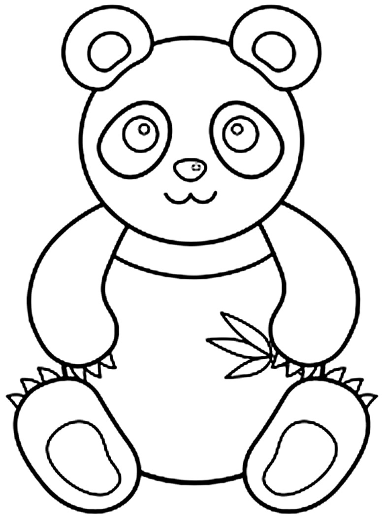 Desenhos de Panda para Colorir e Imprimir - Colorir Pandas