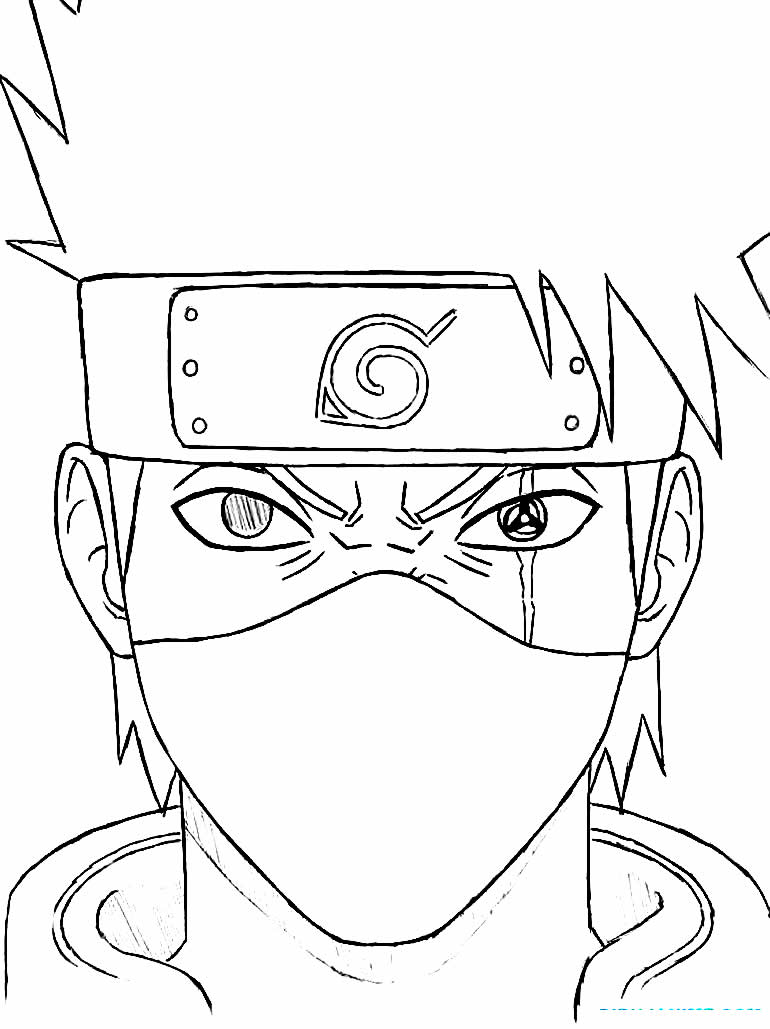 Desenhos Do Naruto Para Imprimir Pintar Desenho De Anime Naruto My