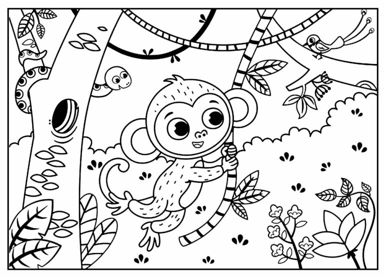 Desenhos De Macaquinho Para Colorir Dicas Pr Ticas