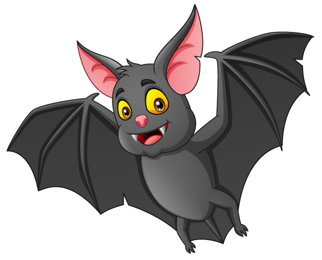 Desenho de Um morcego do Halloween pintado e colorido por Usuário