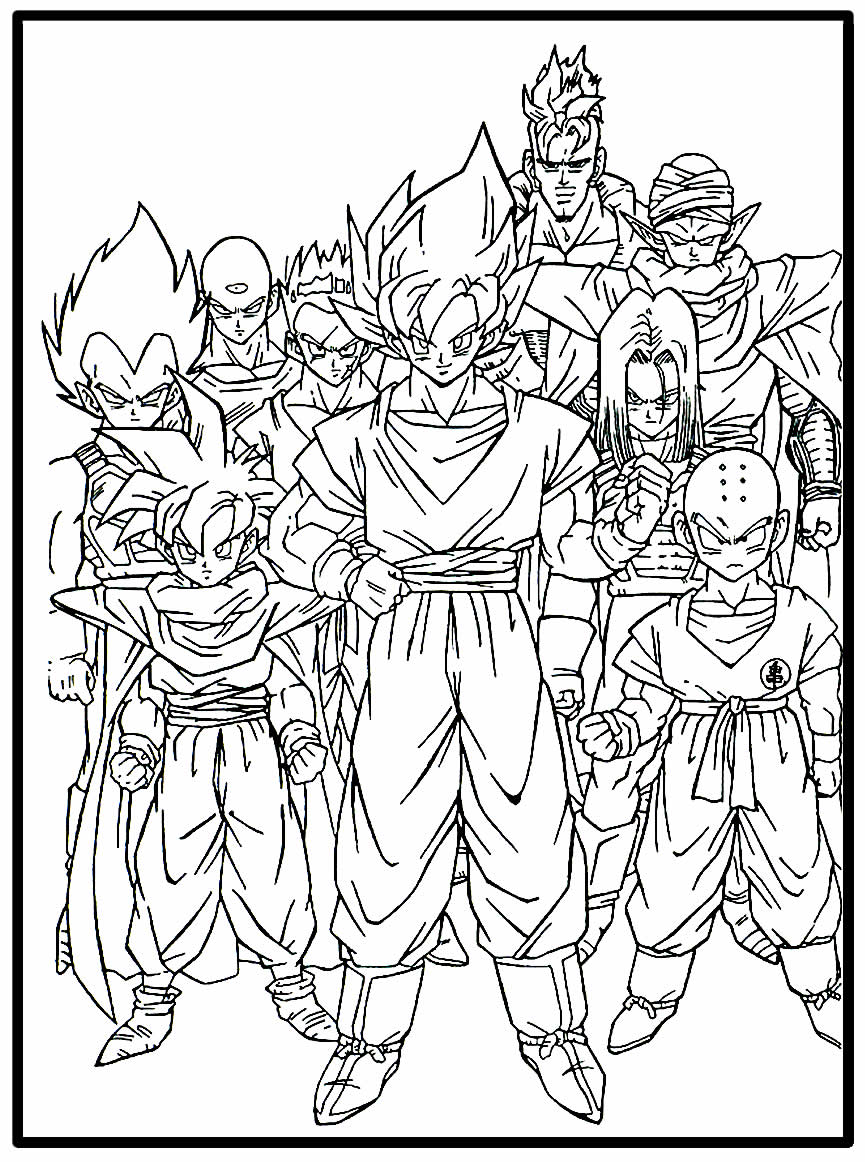 Goku pratica prática difícil Desenhos para colorir - Desenhos para colorir  gratuitos para impressão