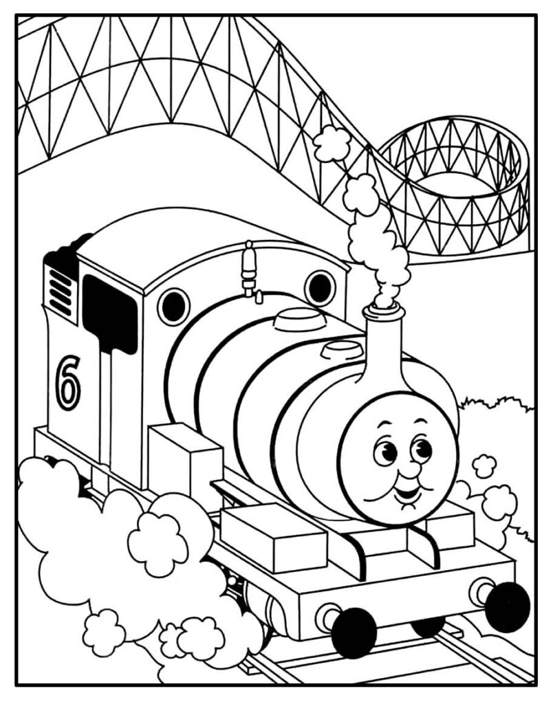 Desenhos Para Colorir De Thomas E Seus Amigos Dicas Pr Ticas