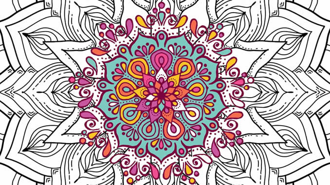 Pontilhismo: O que é, Como Fazer, Desenhos para Colorir  Mandalas para  colorear, Imagenes de mandalas, Mandalas faciles