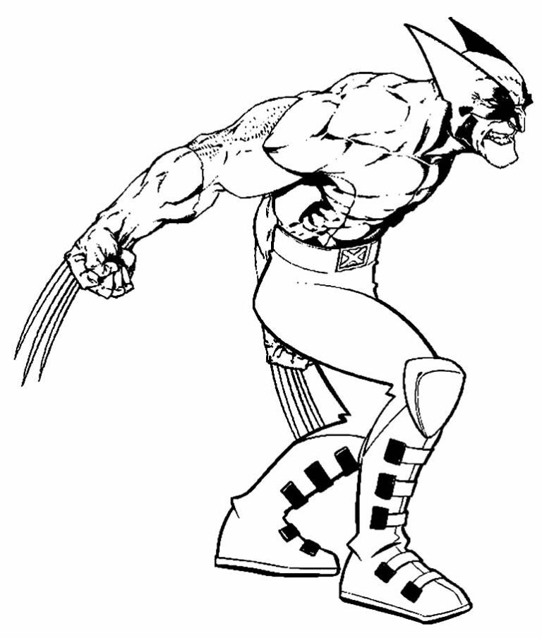 Desenhos Para Colorir De Wolverine Dicas Pr Ticas