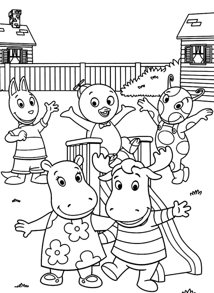 Desenhos Para Colorir Backyardigans Imagens Do Alan Coloring Home My Xxx Hot Girl