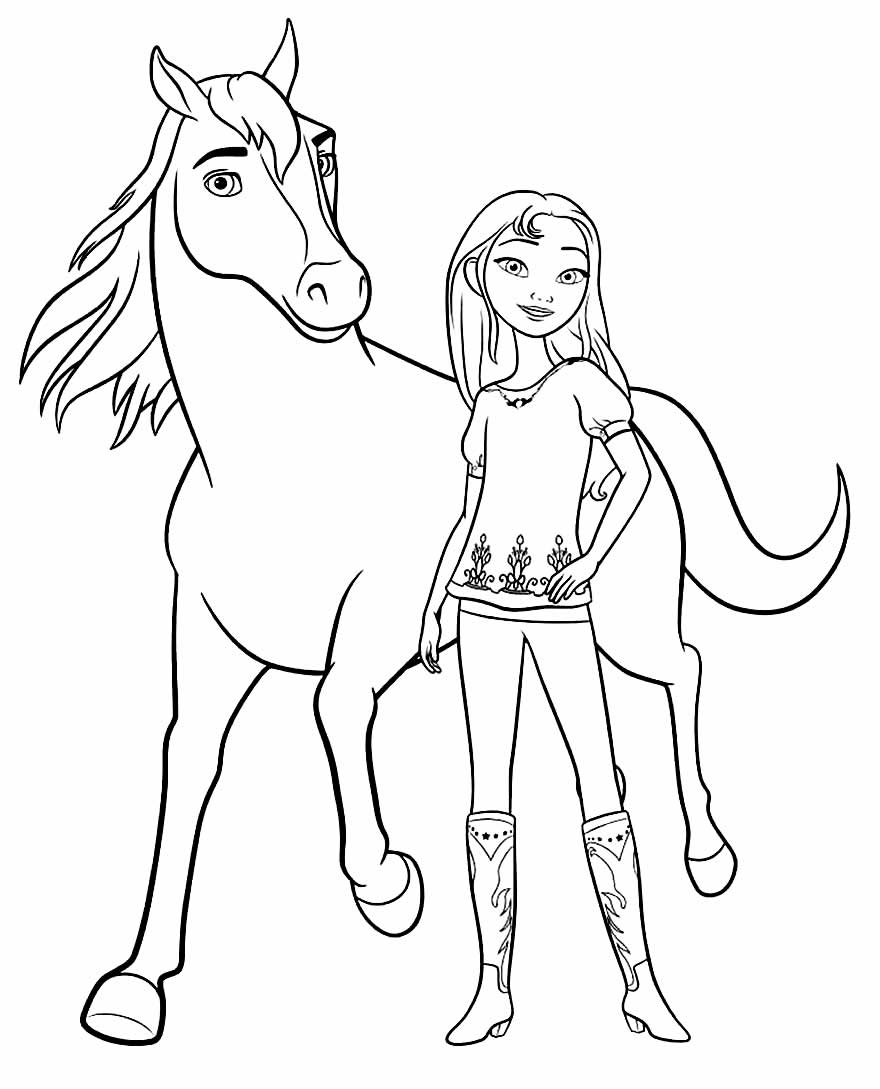 Desenhos de cavalos fofos para colorir - imprimíveis grátis e